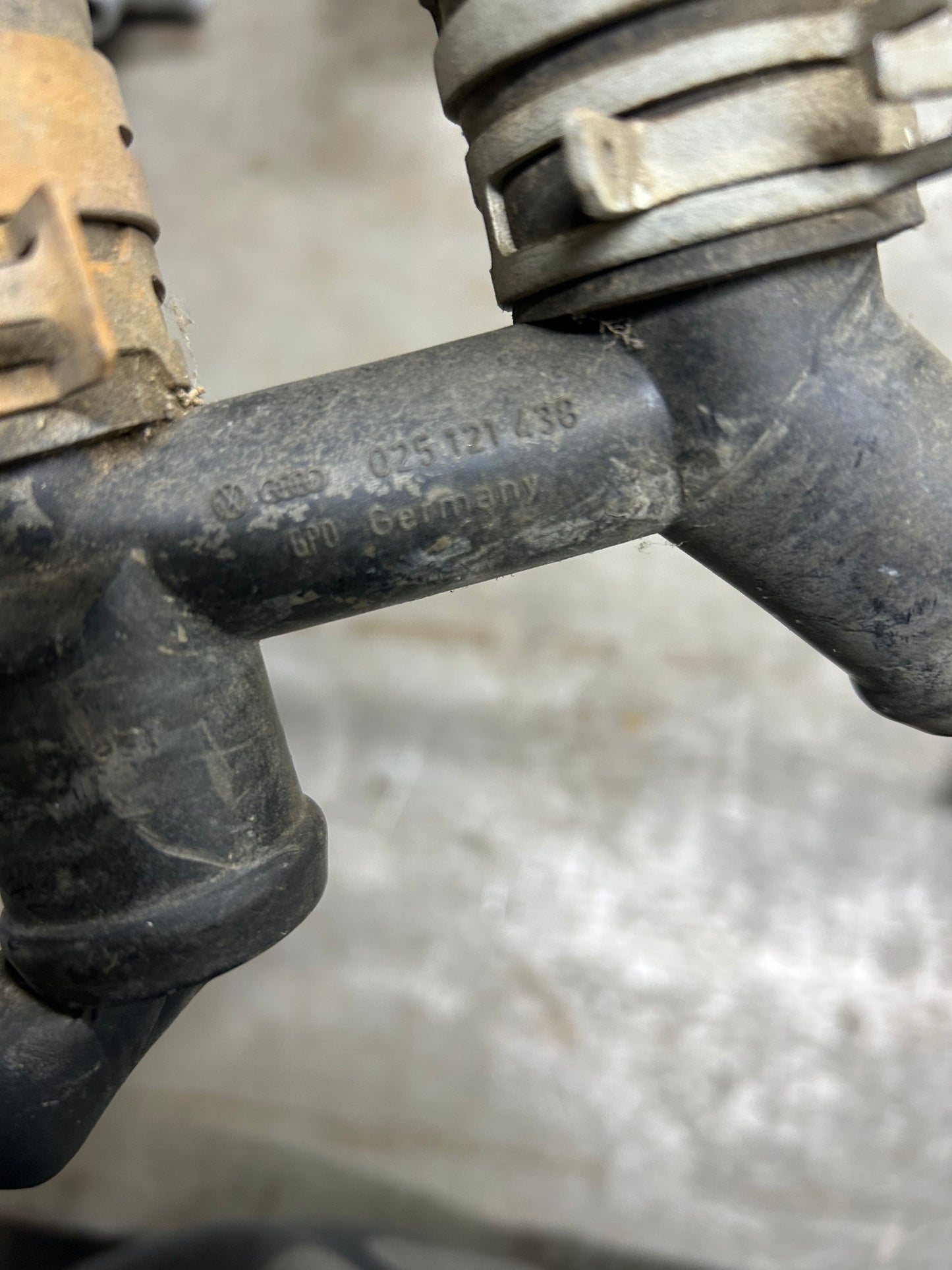 1983-85 Vanagon H Coolant Flange