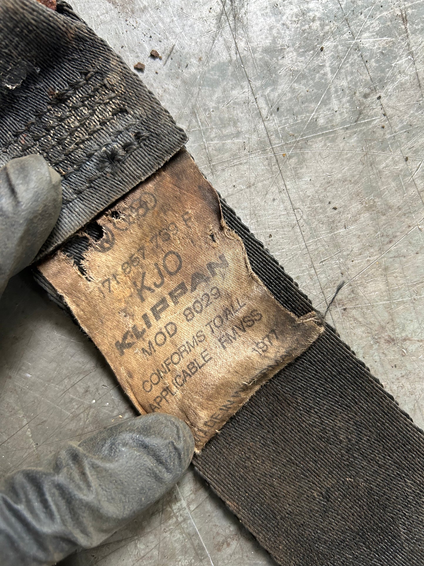 Early Mk1 Rabbit/Scirocco Rear Seat Belt Set