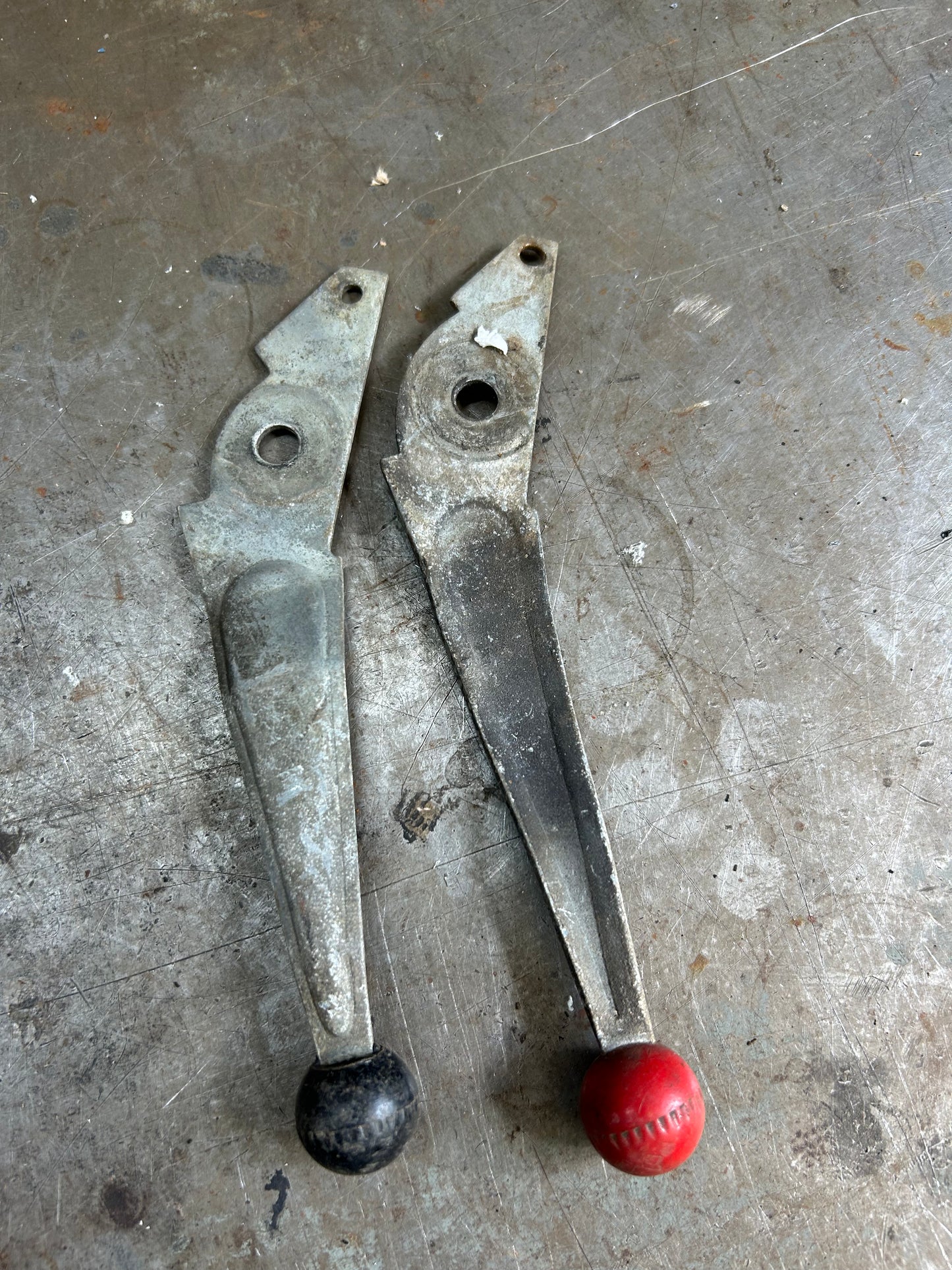 1965~67 Type 1 Beetle Heater Control Lever Pair