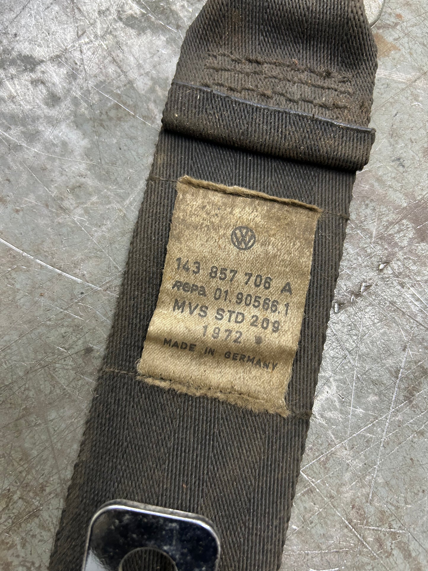 1970-74 Karmann Ghia Coupe Front Seat Belt