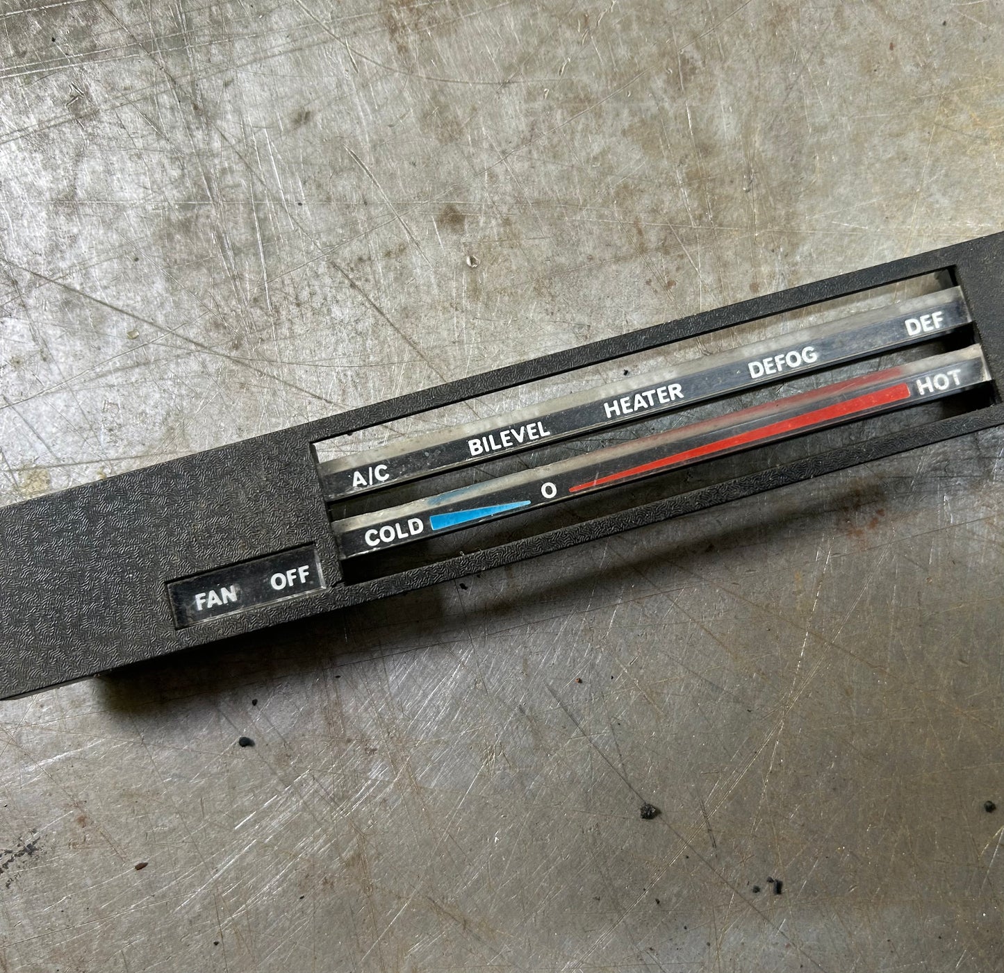 1974-80 MK1 Rabbit/Caddy/Scirocco HVAC Control Trim Panel