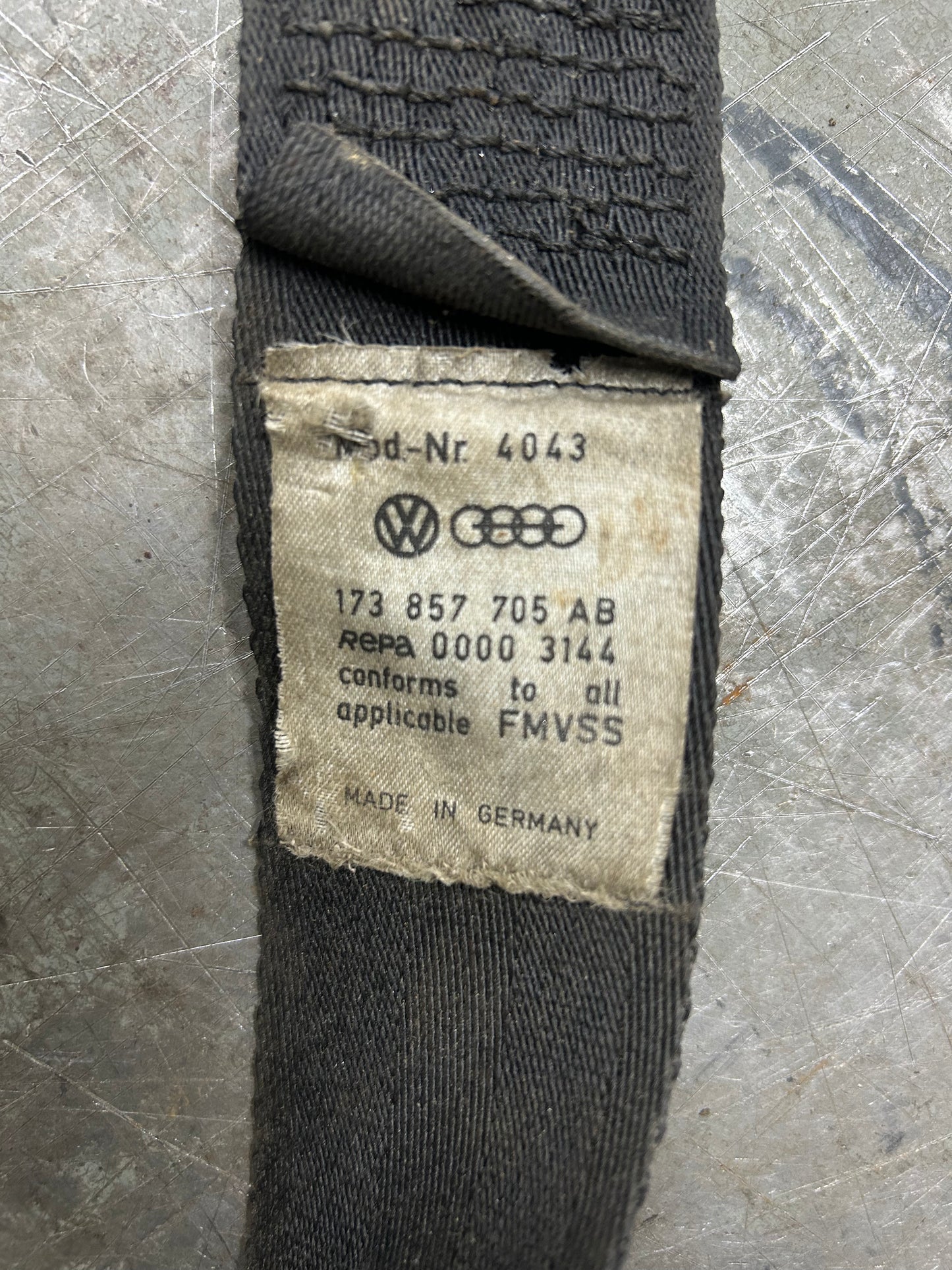 MK1 Rabbit/Jetta Sedan Front Seat Belt