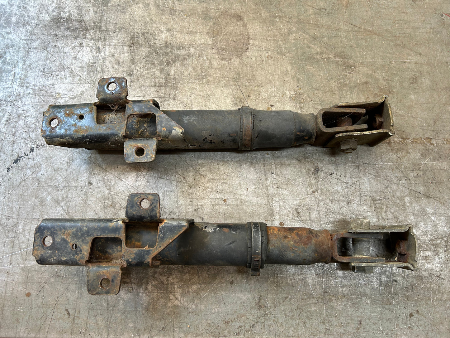 1974 Only Type 1 Beetle Front Bumper Bracket Pair