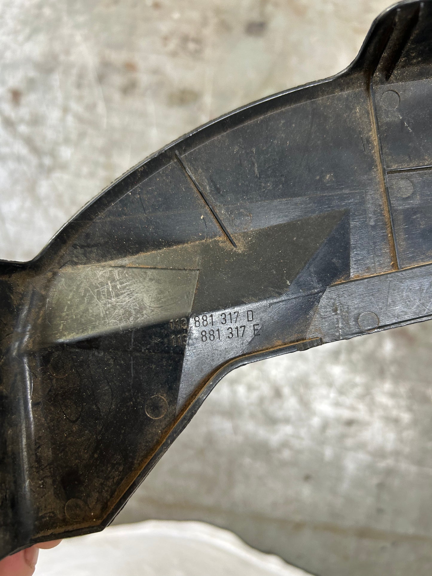 1973-79 Type 1 Beetle Inner Driver Seat Trim