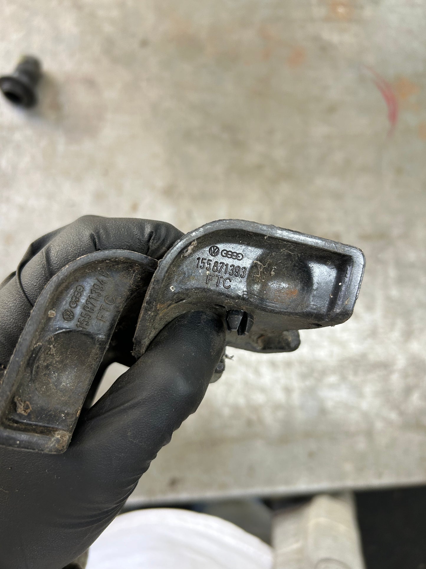 1985-93 MK1 Rabbit Convertible Roof Lock Cover Pair