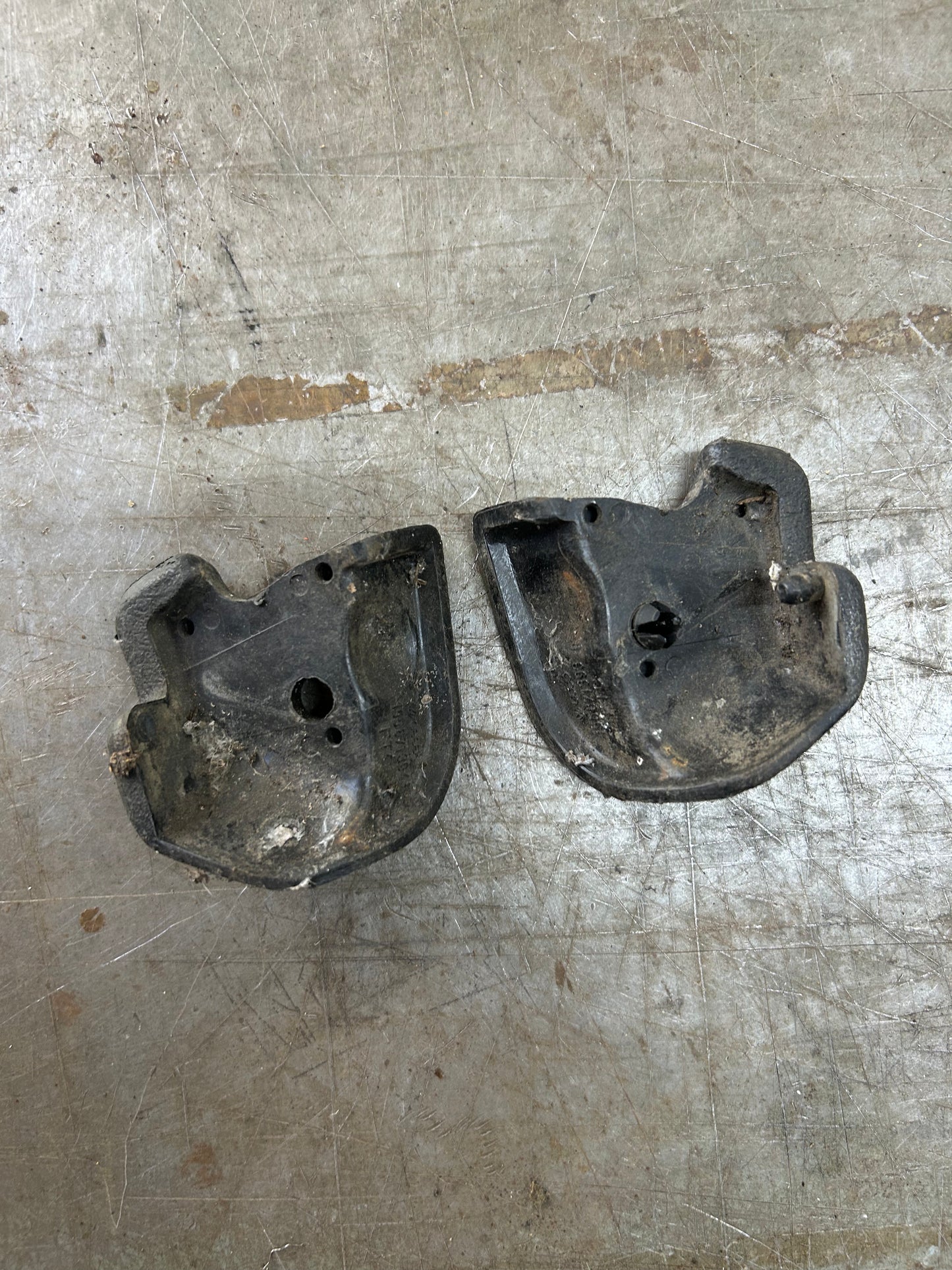 1985-93 MK1 Rabbit Convertible Roof Lock Cover Pair