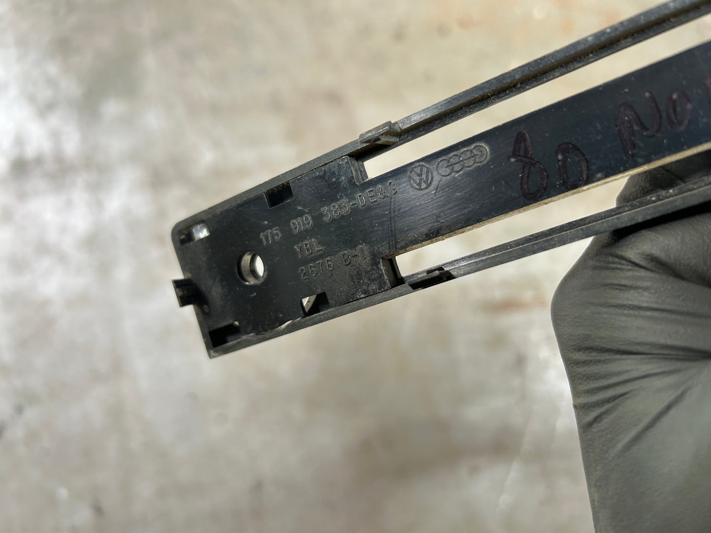 1974-80 MK1 Rabbit/Caddy/Scirocco Heater Control Panel Trim