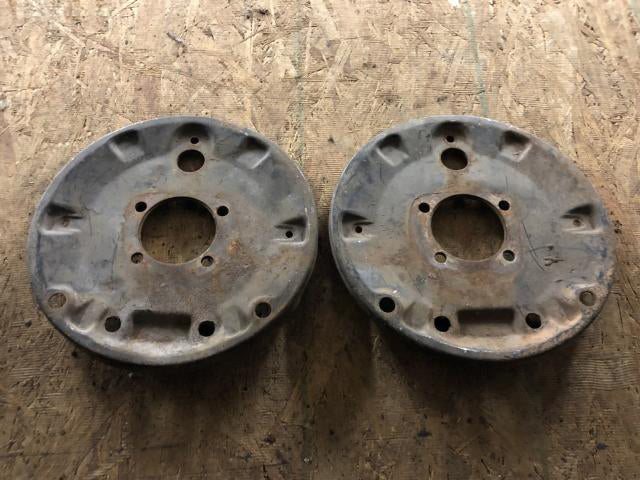 1971-79 Super Beetle Front Drum Brake Backing Plate Pair