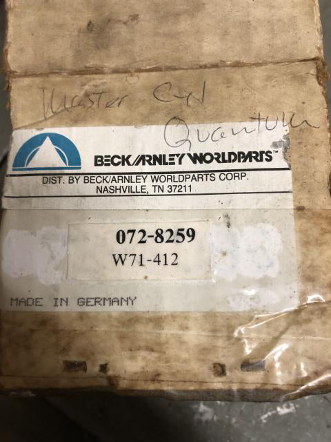 NOS Quantum Brake Master Cylinder