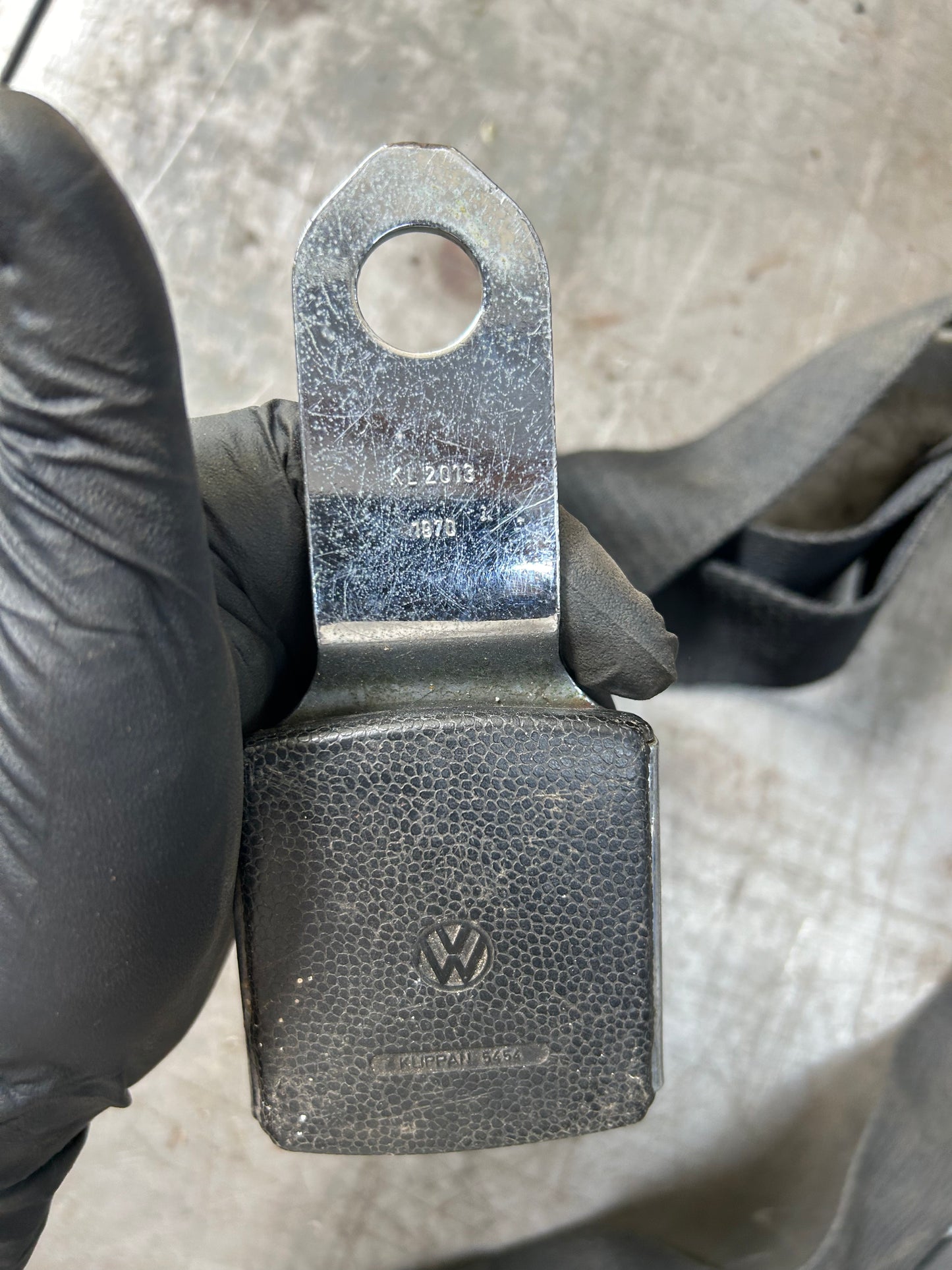 1970 Type 1 Beetle Front Seat Belt