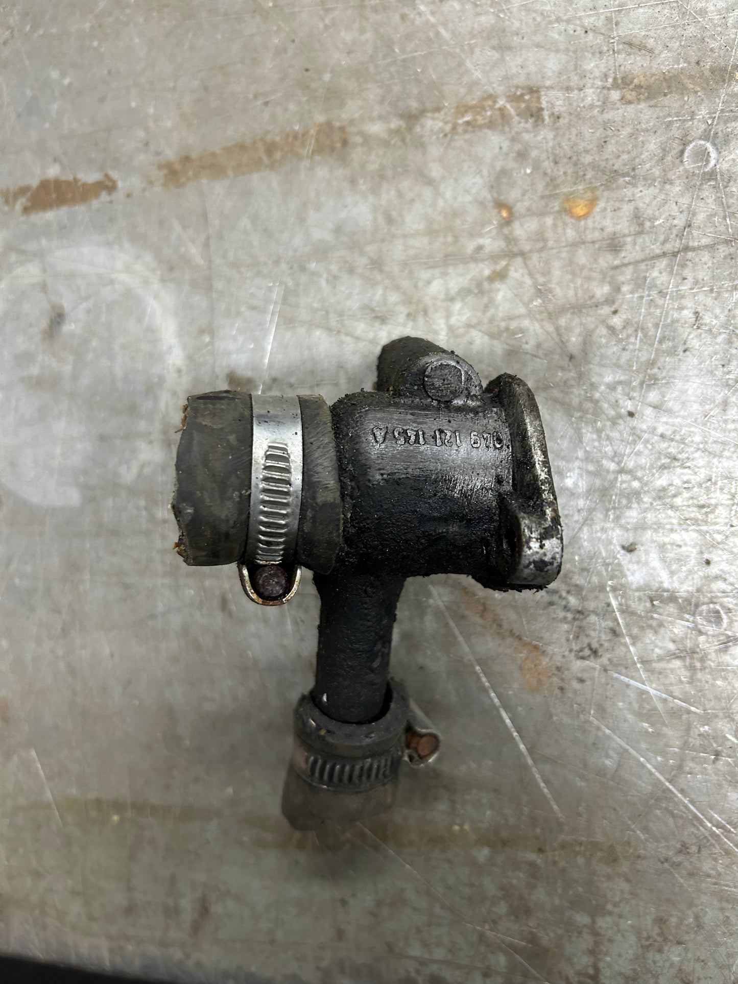 Early MK1 Rabbit 1.5-1.7 Gas Engine Coolant Flange