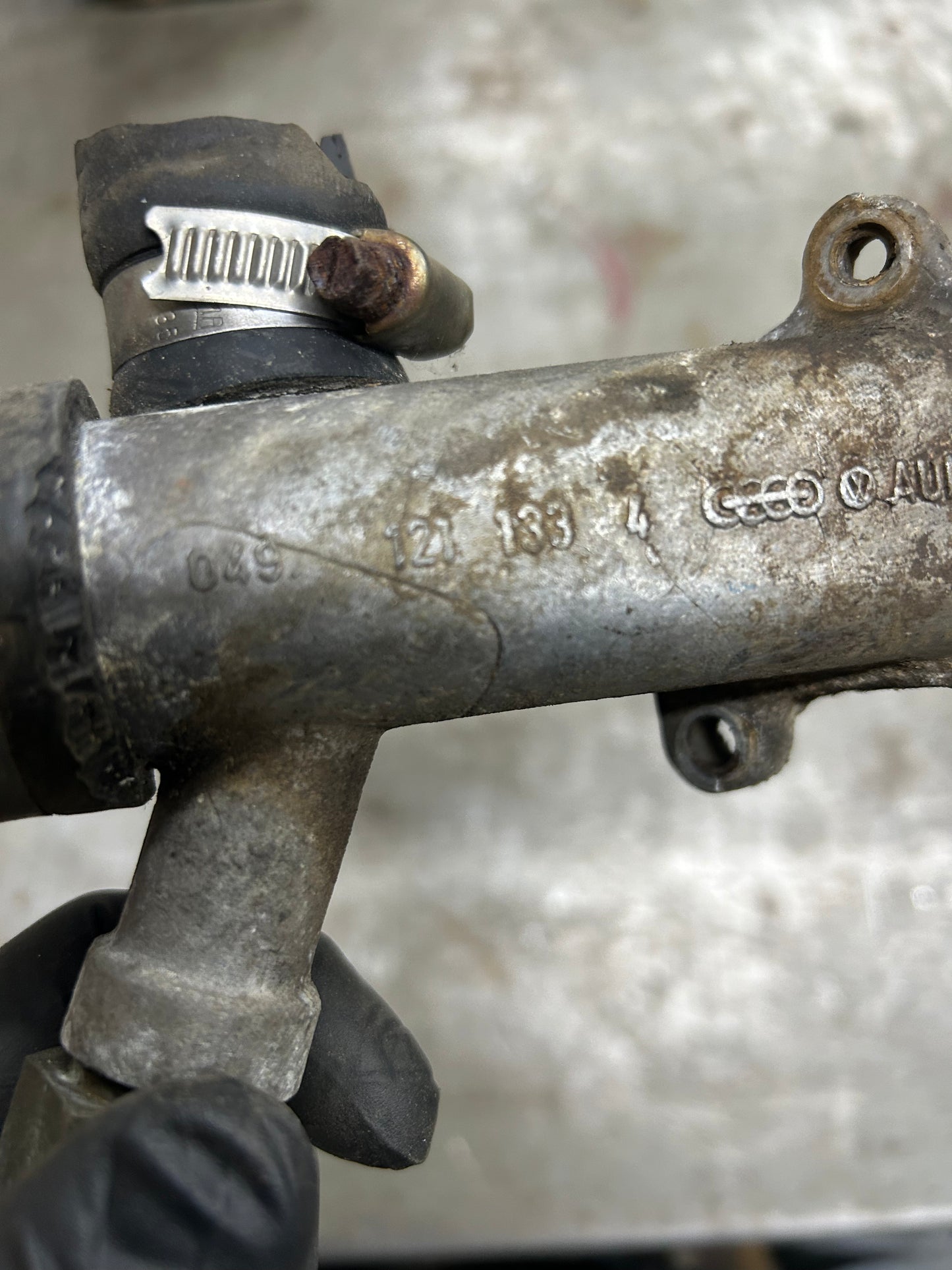 Early MK1 1.7 Gas Engine Upper Coolant Flange