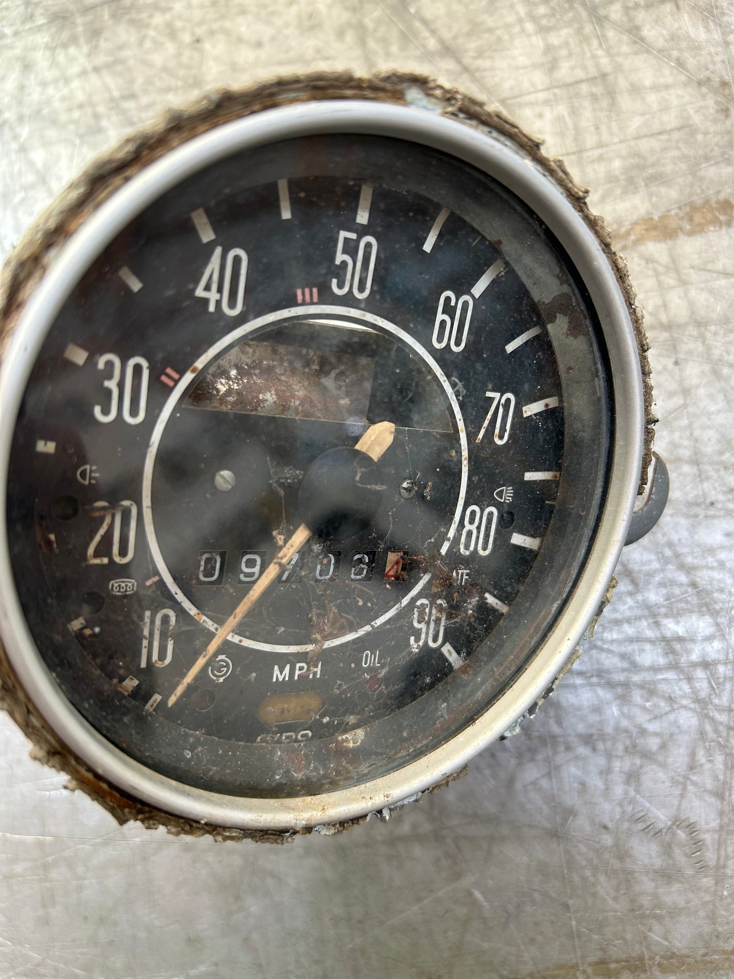 1970 Type 1 Beetle Speedometer