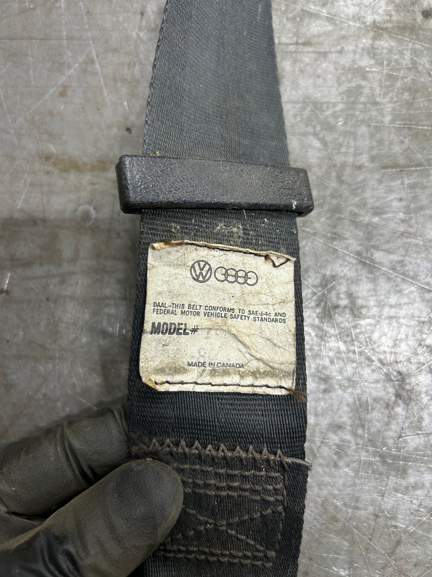 1979-80 MK1 Rabbit Sedan Front Seat Belt