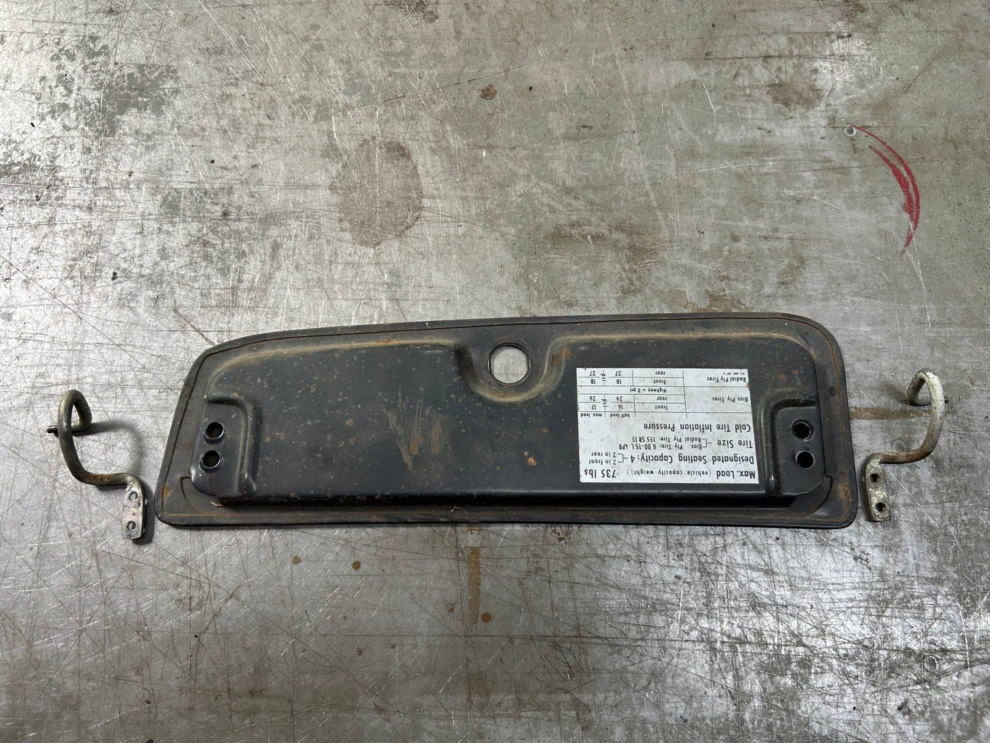 1968-77 Type 1 Beetle Glove Box Door/Hinges
