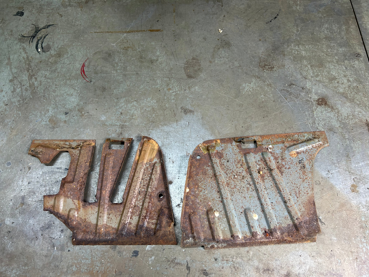 Type 3 Front Pedal Kick Panel Pair