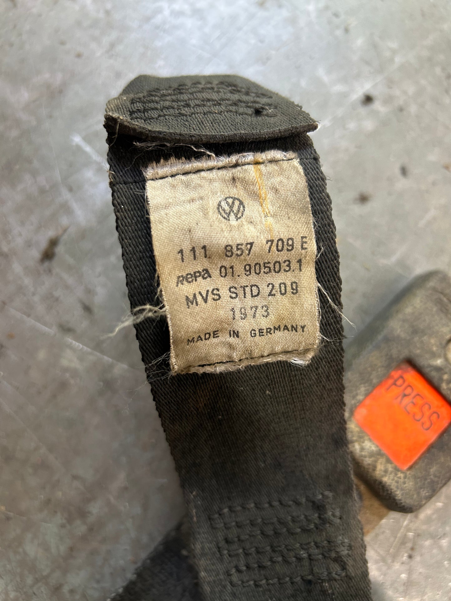 1972-79 Type 1 Beetle Rear Set Belts