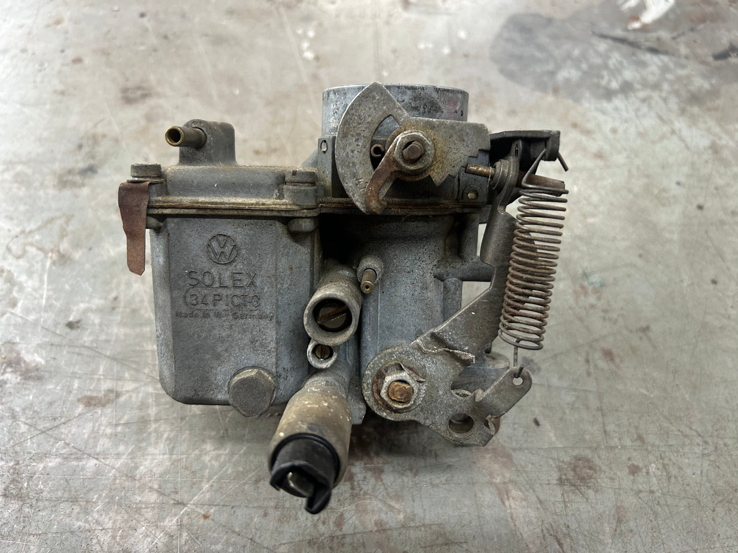 1600cc Type 1/2/Ghia Solex 34 Pict 3 Carb