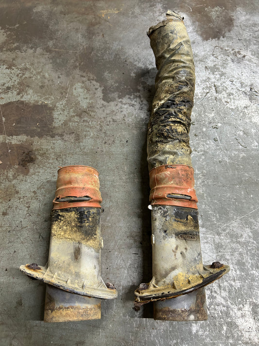 1969-77 Type 1 Beetle Under Seat Heat Duct Pair