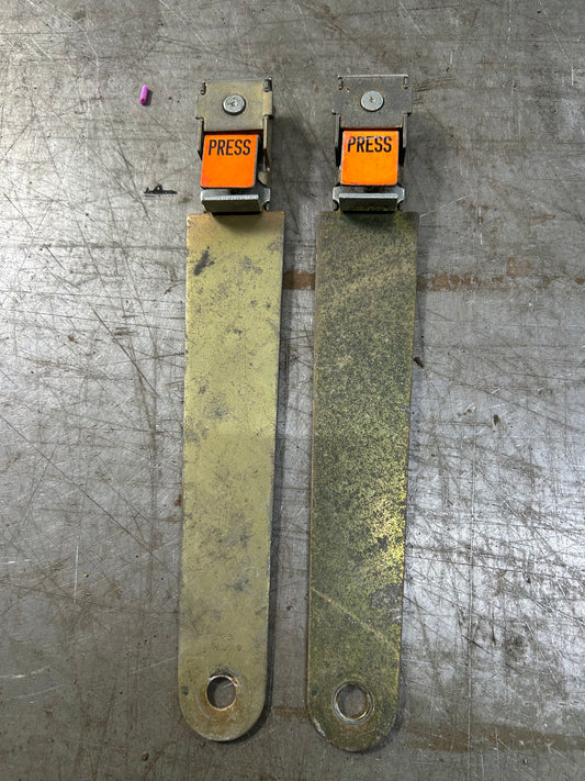 1973-79 Type 2 Bus Front Seat Belt Receiver Pair