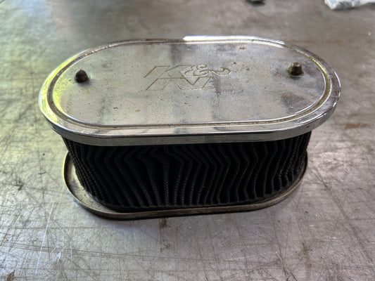 Weber 2 Barrel K&N Air Filter Housing