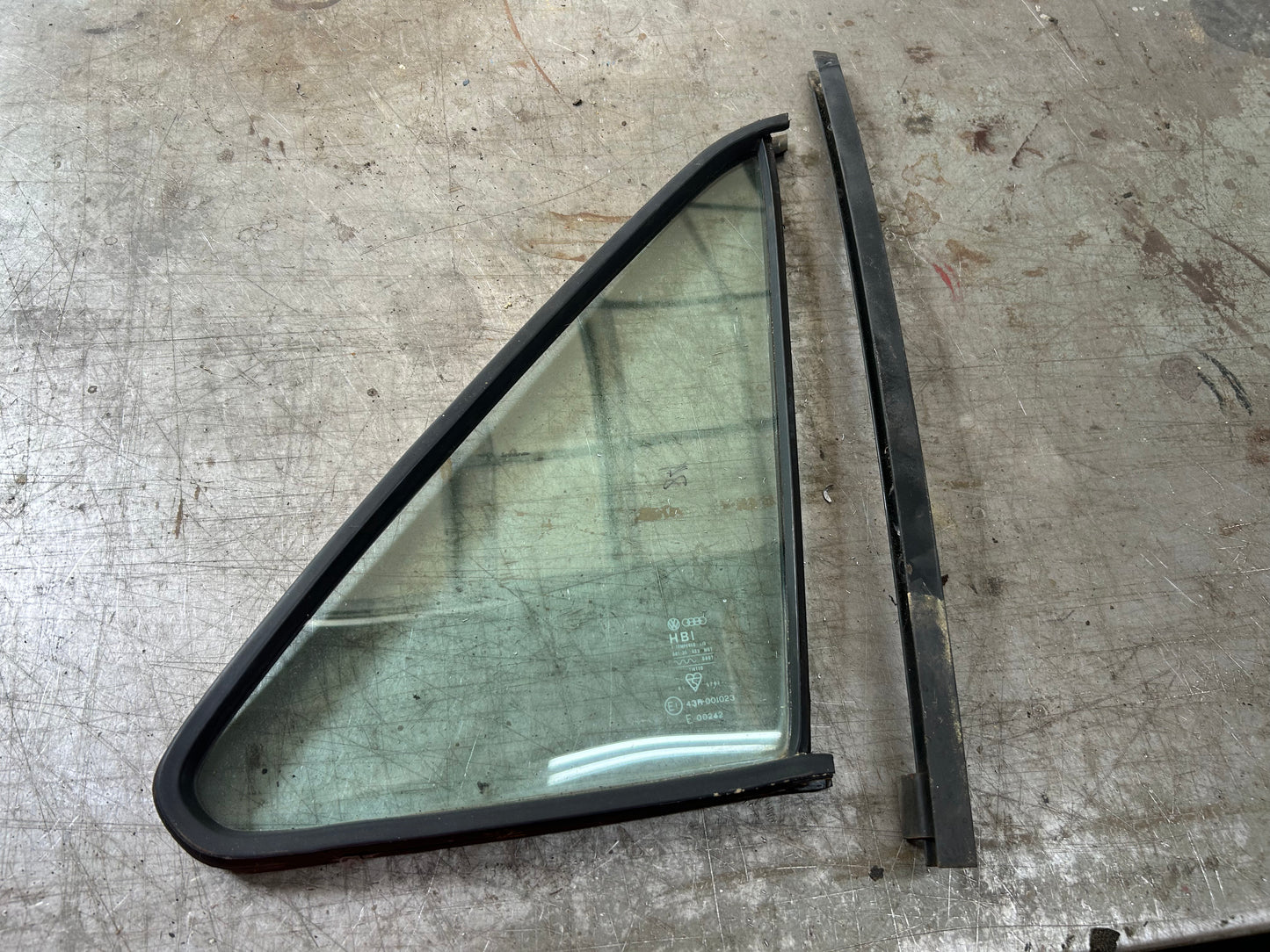 1974-84 MK1 Rabbit Left Front Fixed Quarter Window