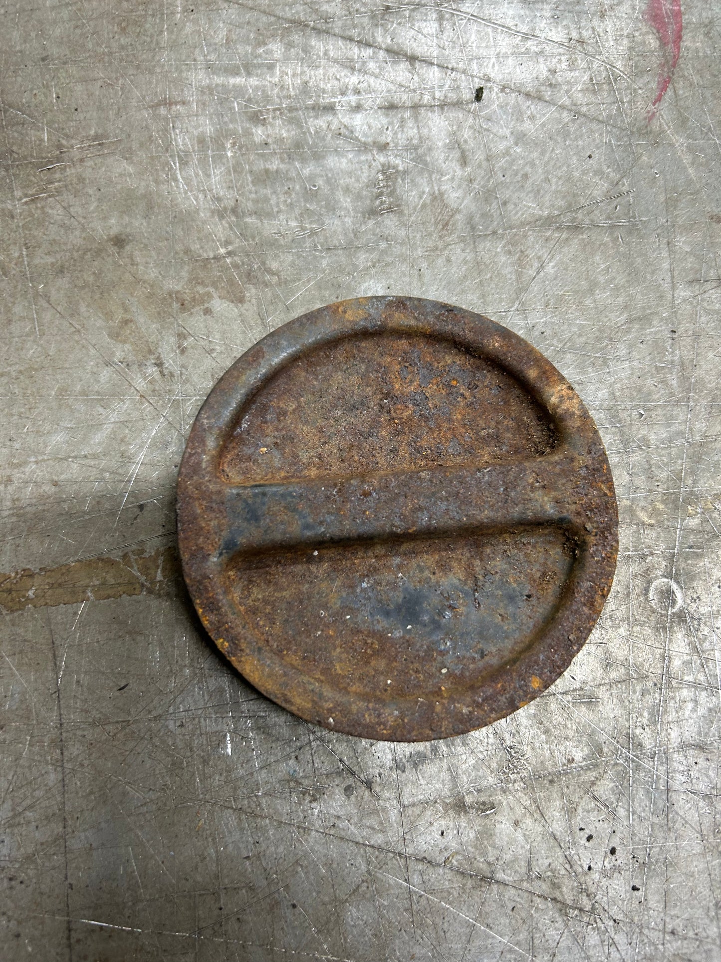 1967-Earlier Type 2 Bus Master Cylinder Access Plate Cover